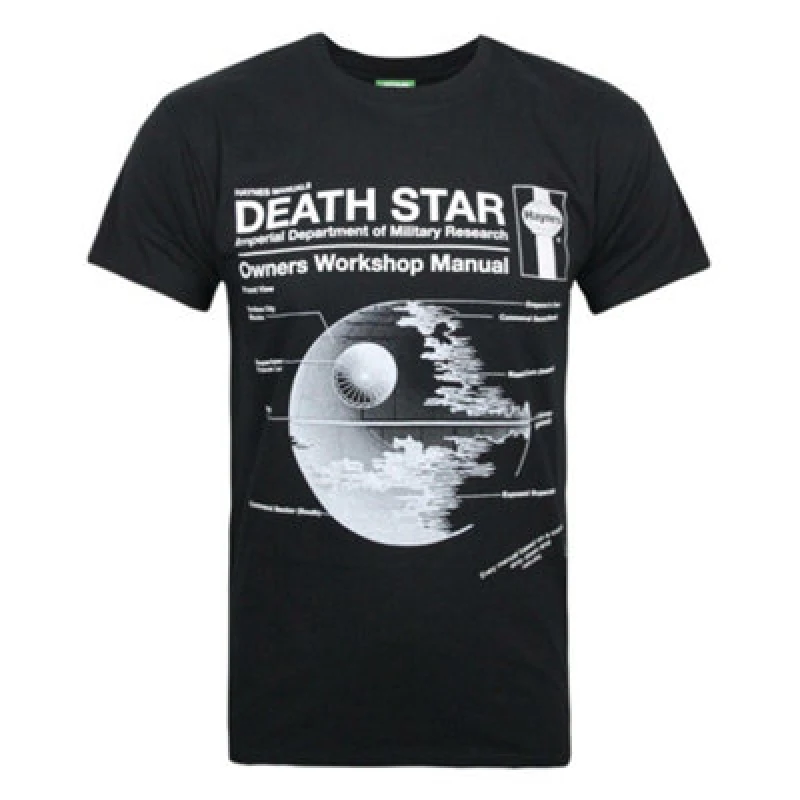 Image of Star Wars Short Sleeved T-Shirt Black male
