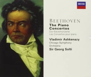 Image of Three Piano Concertos by Ludwig van Beethoven CD Album