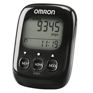 Image of OMRON OMRHJ325B Walking Style IV Pedometer - Black