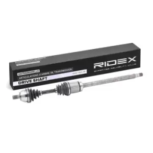 Image of RIDEX Drive shaft 13D0224 CV axle,Half shaft VOLVO,V50 (545),C30 (533),S40 II (544),C70 II Cabrio (542)