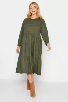 Image of Ribbed Midi Dress