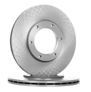 Image of RIDEX Brake disc 82B0737 Brake rotor,Brake discs NISSAN,Patrol GR V SUV (Y61),Patrol GR IV SUV (Y60, GR),PATROL Hardtop (K160),Patrol III/2 SUV (W260)