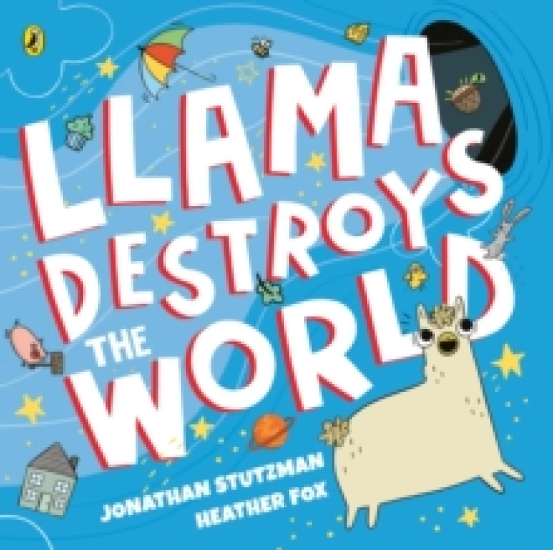 Image of Jonathan Stutzman Llama Destroys the World Book Multi unisex