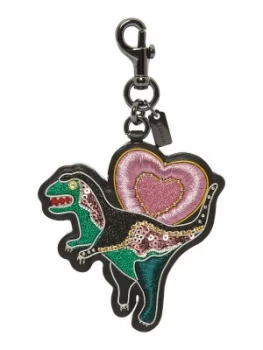 Image of Coach Embellished rexy bag charm Black Multi