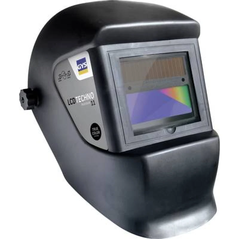 Image of GYS GYS LCD TECHNO 11 TRUE COLOR 064997 Welders hard hat EN 166, EN 175, EN 379 Black 064997