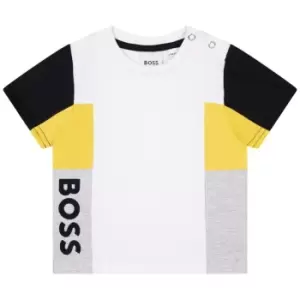 Image of Boss Logo Tee Infants - White