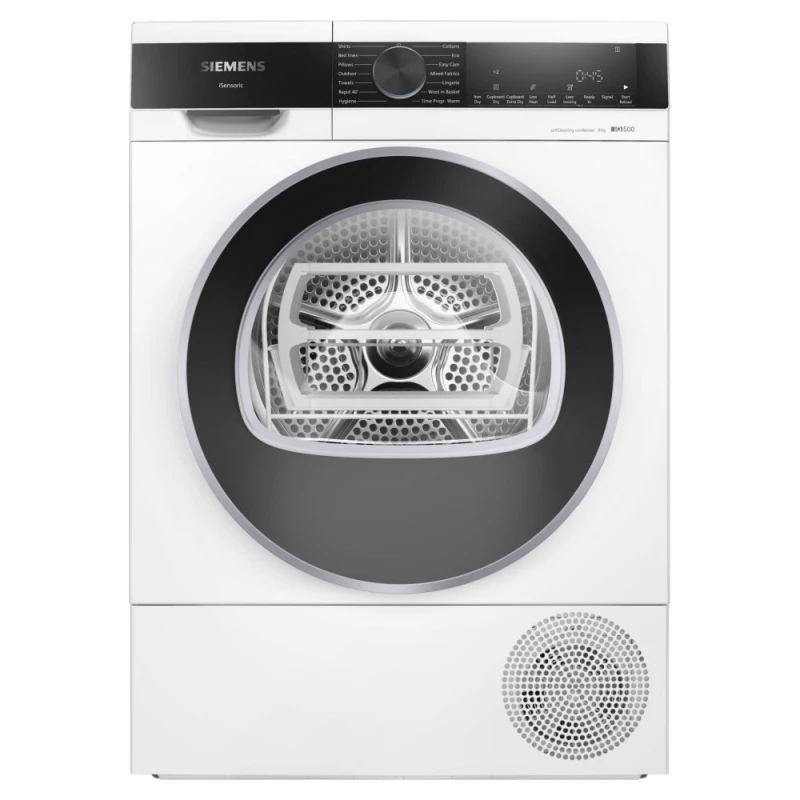 Image of Siemens IQ-500 WQ45G203GB 9Kg Heat Pump Tumble Dryer - White - A+++ Rated