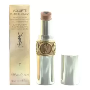 Image of Yves Saint Laurent Volupte Plump-in-Colour Lipstick 4ml - 07 Furious Gold