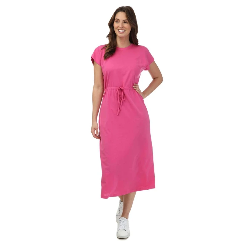 Image of Only May Life Jersey Midi Dress - Pink Pink 8