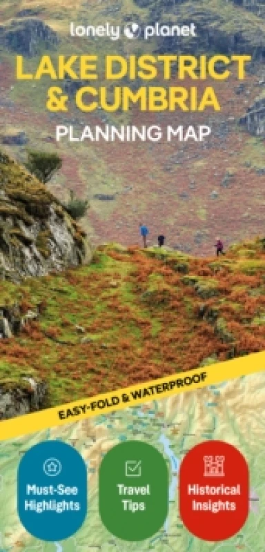 Image of Lonely Planet Lake District & Cumbria Planning Map Sheet map, folded