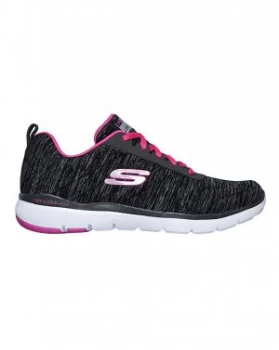 Image of Skechers Flex Appeal Trainers Wide Fit