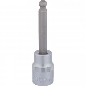 Image of Draper Expert 3/8" Drive Hexagon Ball End Socket Bit Metric 3/8" 6mm