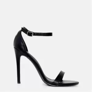 Image of Missguided Barely There Heels - Black