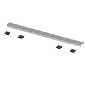 Image of Live Your Colour 600mm Linear Waste Cover Brushed Nickel