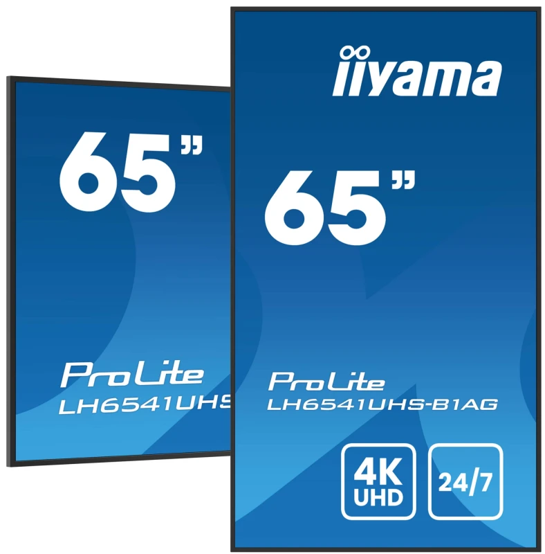 Image of iiyama LH6541UHS-B1AG Signage Display 163.8cm (64.5") LCD 500 cd