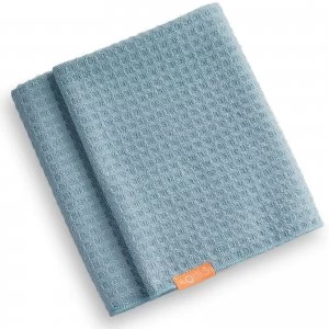 Image of Aquis Hair Towel Waffle Luxe Dream Boat