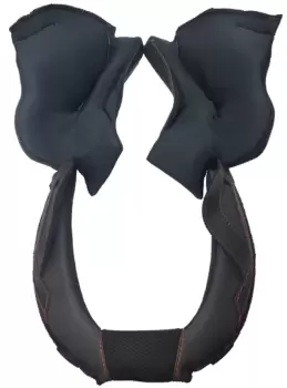 Image of Nexx X.Vilijord Cheek Pads and Neck Roll, black, Size L, black, Size L