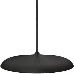 Image of Artist 25cm Integrated Pendant Ceiling Light Black, 2700K