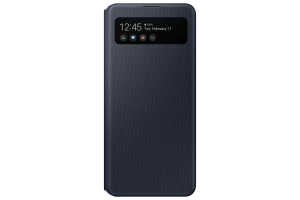 Image of Samsung Galaxy A41 S View Wallet Cover in Black (EF-EA415PBEGEU)