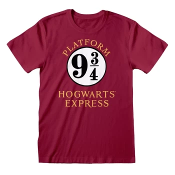 Image of Harry Potter - Hogwarts Express Unisex Small T-Shirt - Purple