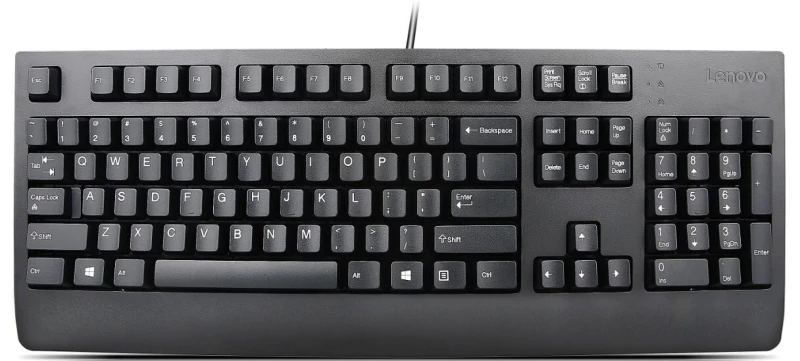 Image of Lenovo Preferred Pro II keyboard Universal USB Greek Black 4X30M86894