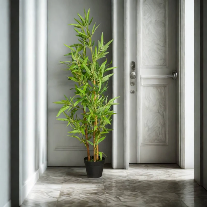 Image of Pirlo Plush Artificial 120CM Tall Decorative Ficus Plant in Green Green Unisex