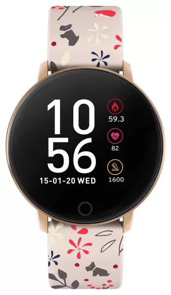 Image of Radley RYS05-2042 Smart Series 5 Cream Floral Strap Watch