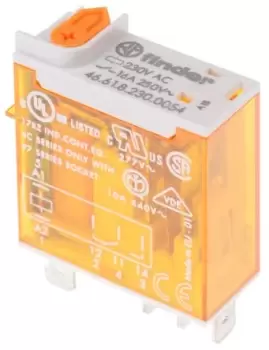 Image of Finder, 230V ac Coil Non-Latching Relay SPDT, 16A Switching Current PCB Mount Single Pole, 46.61.8.230.0054