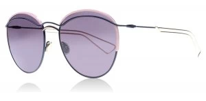 Image of Christian Dior Dioround Sunglasses Blue / Pink O3OC6 57mm