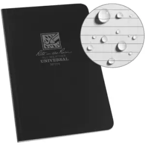 Image of Rite in the Rain Memo Book, Side Bound Field Flex Cover, 4?" x 7&frac14;" (64 Sheets) Grey / Black