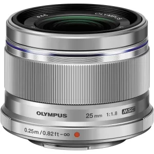 Image of M.Zuiko Digital 25mm f1.8 Lens Silver