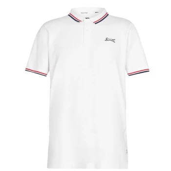 Image of Slazenger Tipped Polo Shirt 2.0 - White