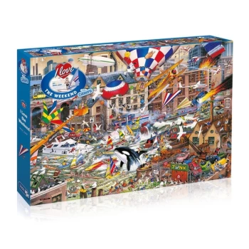Image of Gibsons I Love the Weekend Jigsaw Puzzle - 1000 pieces