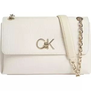 Image of Calvin Klein Re-Lock Ew Conv Xbody Jacquard - White