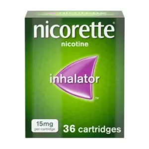 Image of Nicorette 15mg Inhalator 36x Cartridges