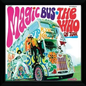 Image of The Who Magic Bus 12" x 12" Framed Album Cover