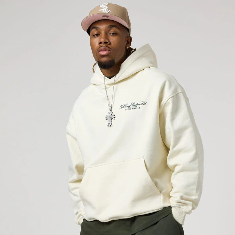 Image of Tela Cruz Mens Over the Head Hoodie W Aspargus male X Small