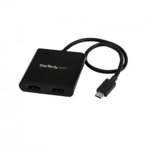 Image of StarTech.com 2-port USB-C to HDMI MST Hub - 4K 30Hz