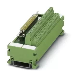 Image of Phoenix Contact, 25 Pole D-sub Connector, Female Interface Module, DIN Rail Mount