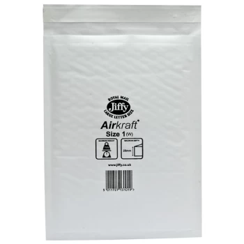 Image of Jiffy 42JL1 Air Kraft No. 1 Mail Bag 170 x 245mm - White