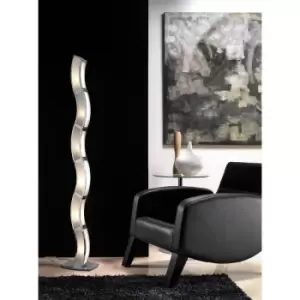 Image of Duna GU10 6-Light L1 / SGU10 Floor Lamp, Polished Chrome / White Arylic