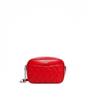 Image of Karen Millen Laural Quilted Crossbody - LIPSTICK600
