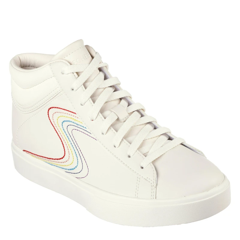 Image of Skechers Womens Edenlx Classic Low-Top Trainers Natural/Multi female 2 (35)