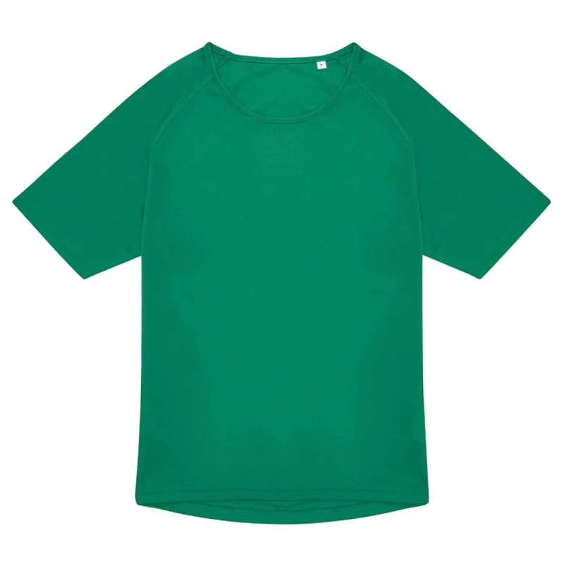 Image of B&C Mens Active T-Shirt in Green Size: XS Green Male XS