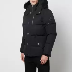 Image of Moose Knuckles 3Q Shearling-Trimmed Nylon and Cotton-Blend Down Coat - S