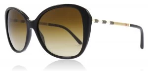 Image of Burberry BE4235Q Sunglasses Black 3001T5 Polariserade 57mm