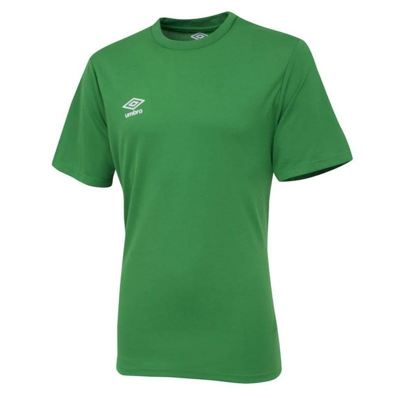 Image of Umbro Umbro Men Club Short-Sleeved Jersey in Emerald Size: Small Emerald S Male 5063107687753