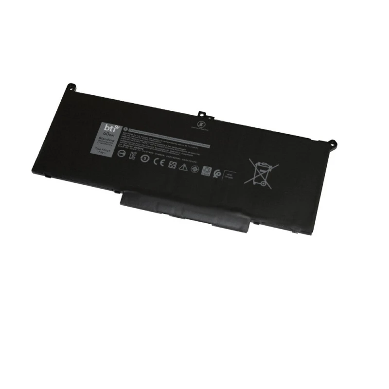 Image of BTI BTI 0F3YGT compatible 60Wh 4-cell battery for Dell Latitude 7280 7480 0F3YGT-BTI