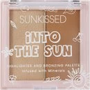 Image of Sunkissed Summertide Into The Sun Compact - 5g Highlighter, 5g Bronzing Powder