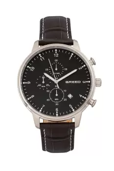 Image of Holden Chronograph Leather-Band Watch w/ Date